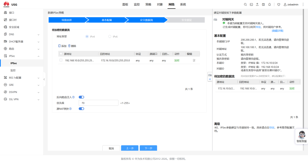 使用eNSP-Pro体验IPsec VPN配置，全程Web操作，简单到飞起！